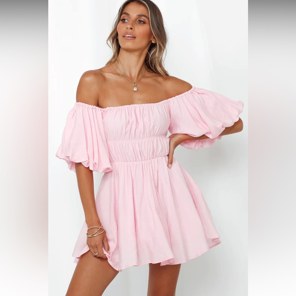 Be Your Babydoll Pink Dress Hello Molly
